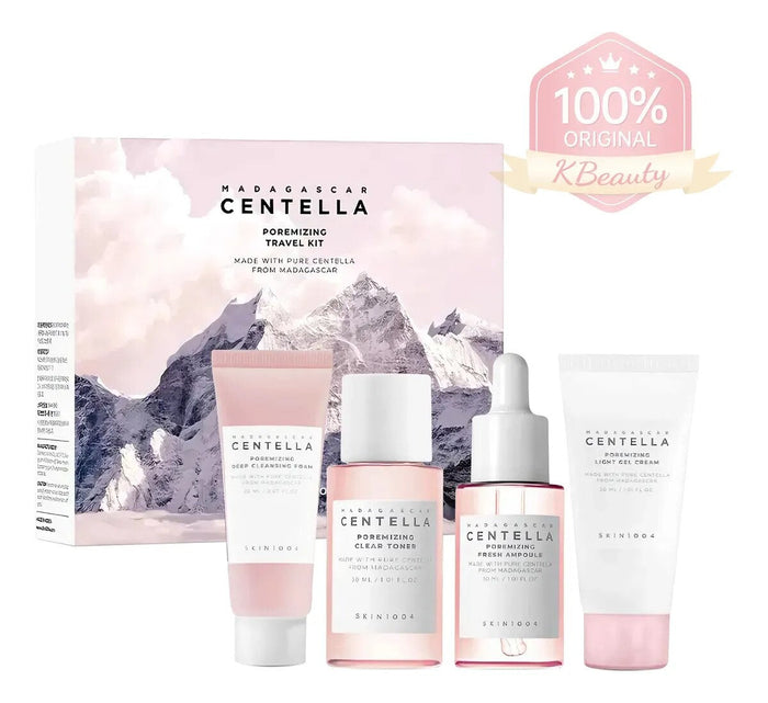 SKIN1004 Poremizing Centella Madagascar Travel Kit, 4 pieces