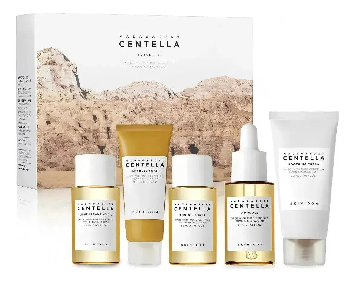 SKIN1004 Centella Madagascar Calming Travel Kit, 5 pieces