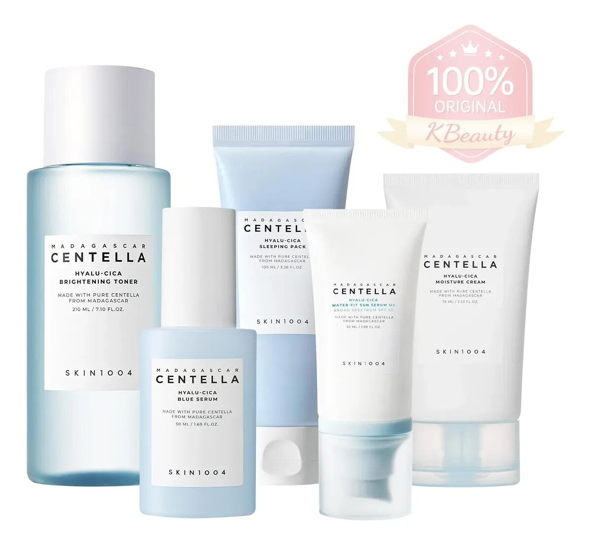 SKIN1004 Madagascar Centella Hyalu-Cica Hydrating Kit, 5 pieces