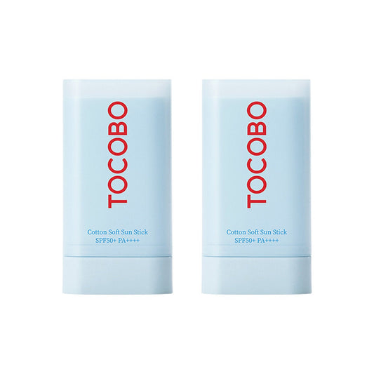 TOCOBO Cotton Soft Sun Stick SPF50+ PA++++, pack of 2
